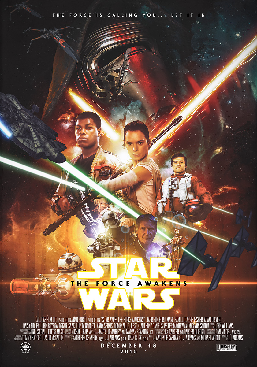 Star Wars The Force Awakens by Laura Racero